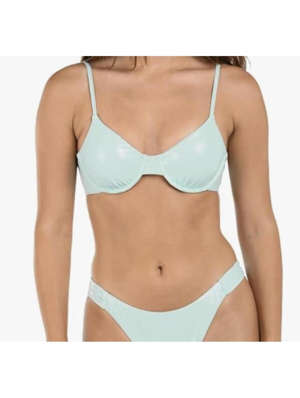 Citrus Mint Underwire Bikini top with Adjustable Straps